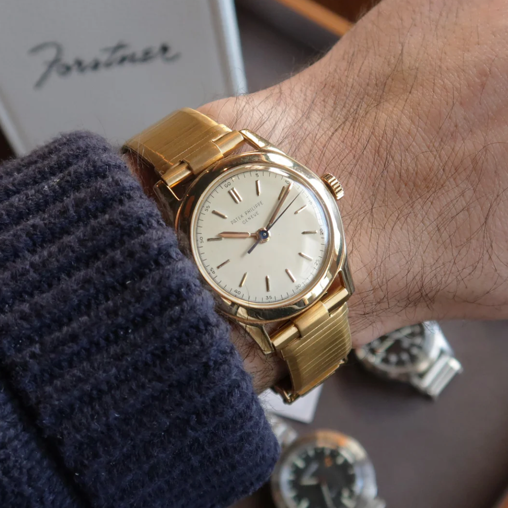 Gold Plated Forstner Komfit Military Type 