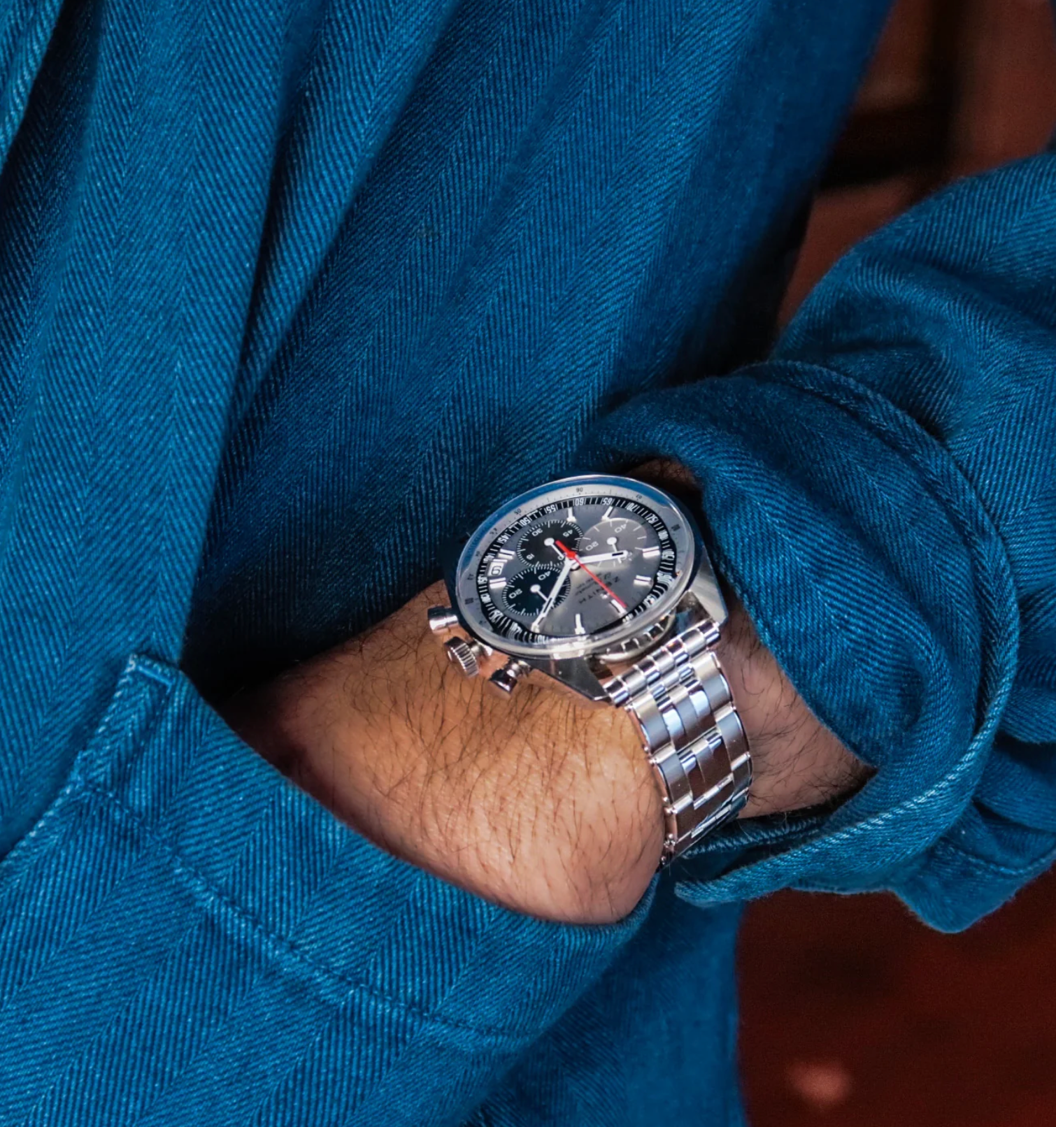FitlineBasicフイツトラインべ−シックス The Forstner 5-Link Rivet Bracelet