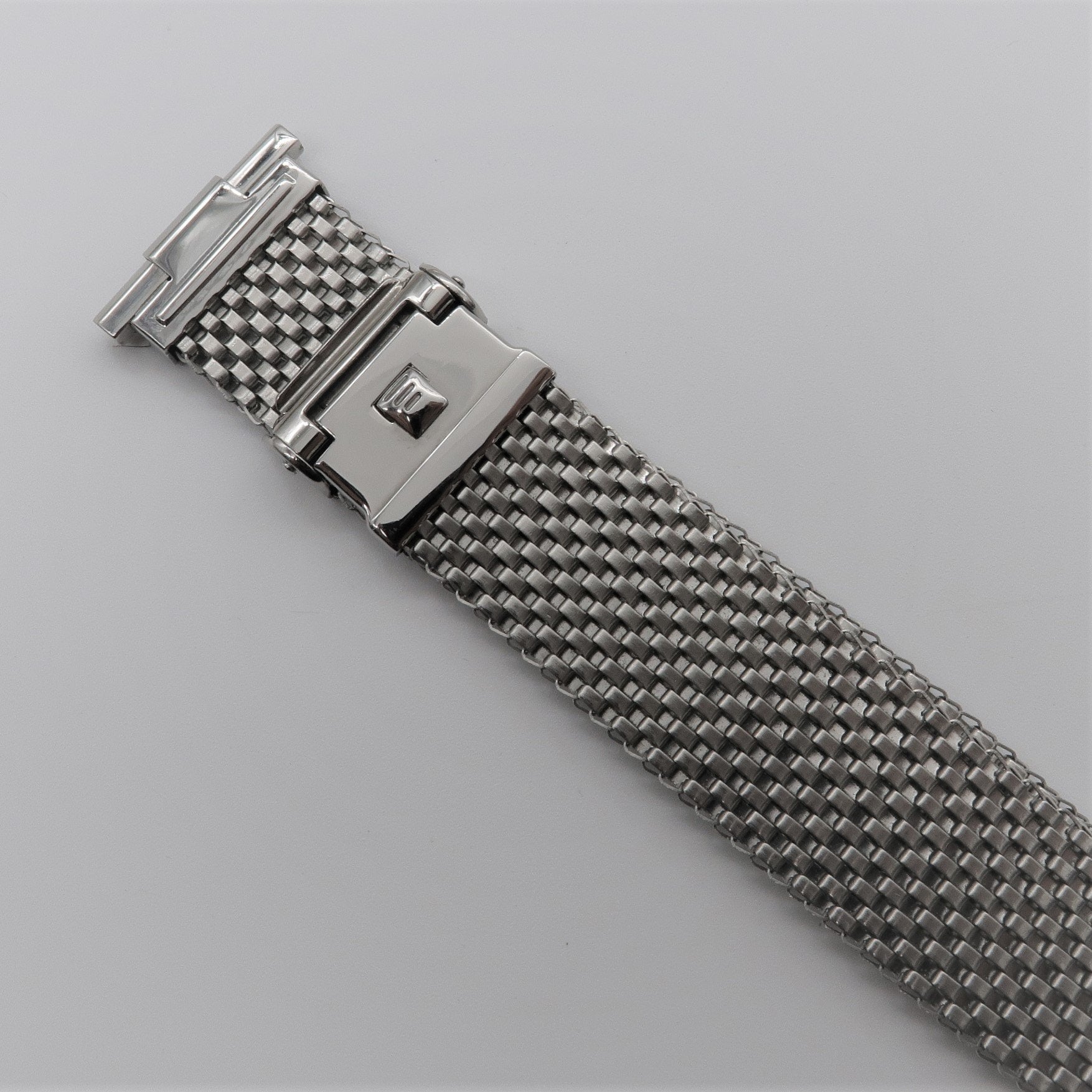 Wide Version Komfit "JB" Mesh Watch Bracelet with Straight Ends - Forstner Bands UK