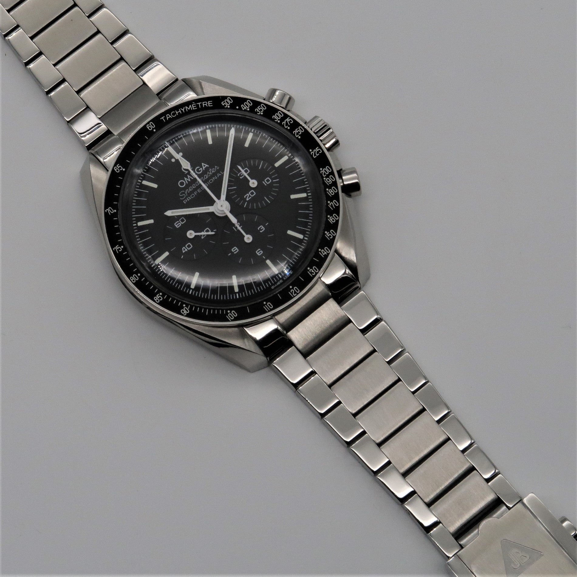 Forstner Contemporary Flat Link Bracelet for Omega Speedmaster - Forstner Bands UK