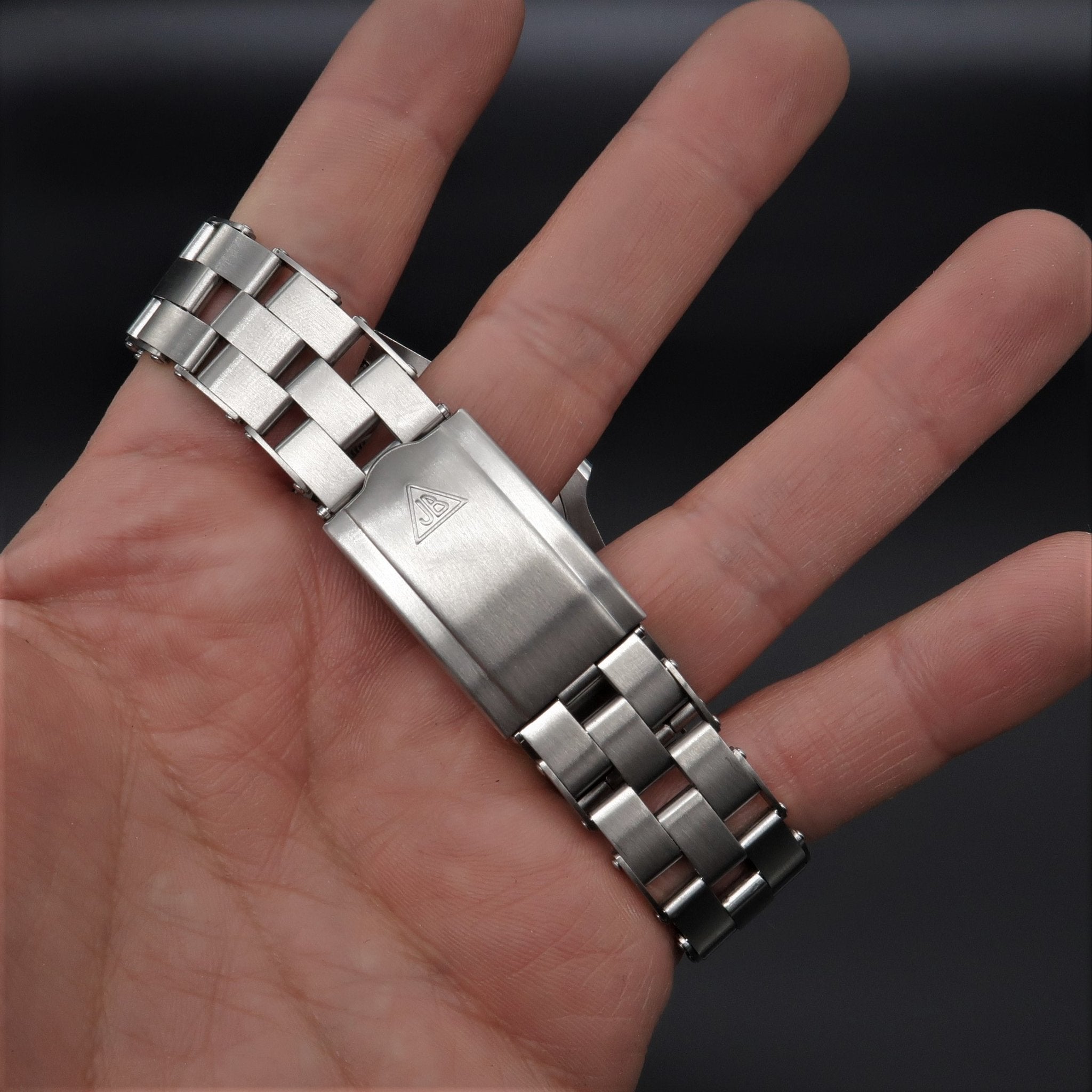 The Forstner Rivet Bracelet with Solid Links - Forstner Bands UK
