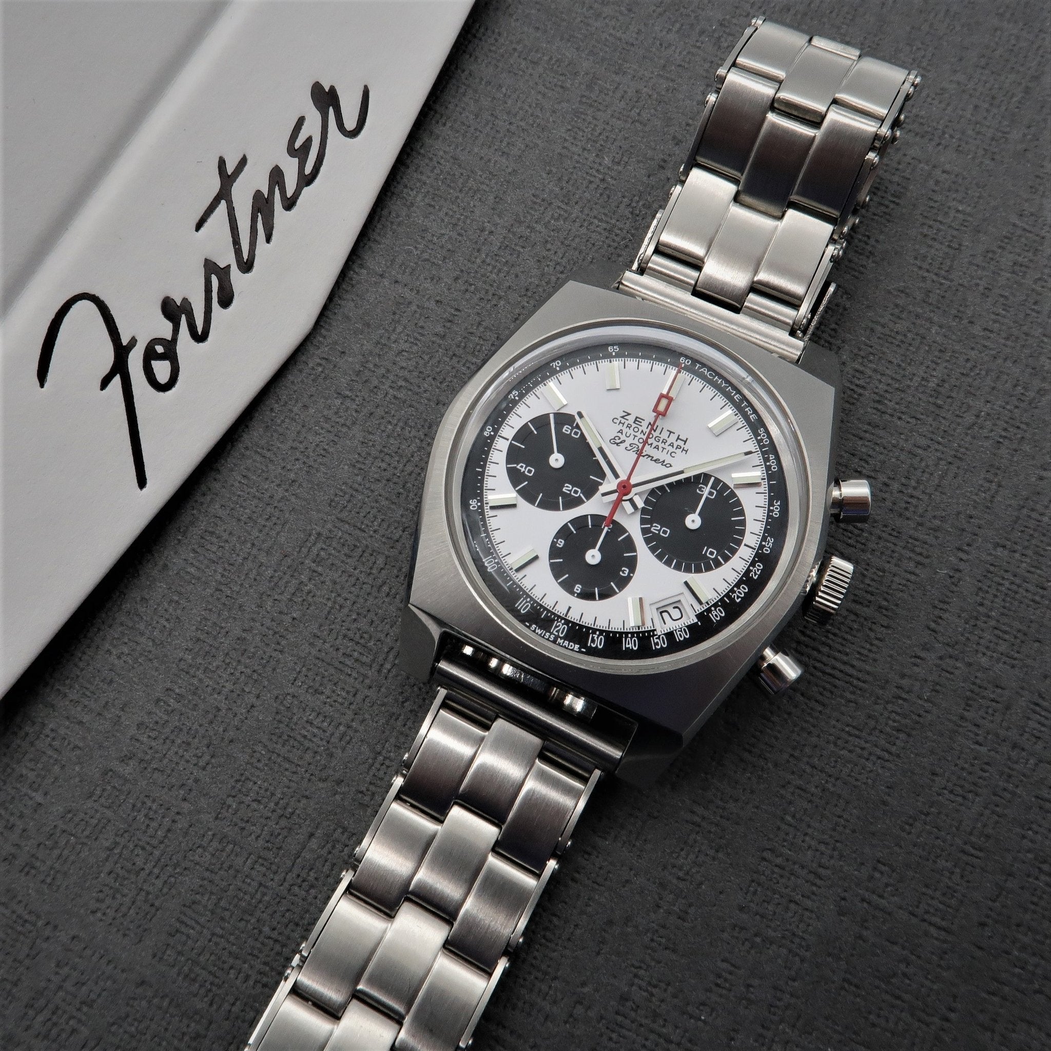 The Forstner Rivet Bracelet with Solid Links - Forstner Bands UK